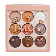Тіні д/повік TOPCOLOR 9-кольорів Fruit Color арт.ТС3020 *24