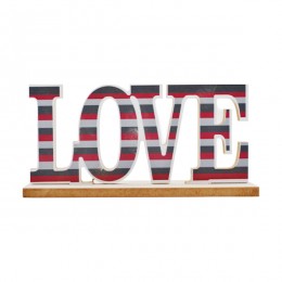 Декоративний напис 19,5*5*9,5см LOVE *12