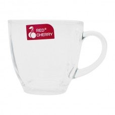 Чашка Скляна RED CHERRY 190мл 1шт Прозора арт.ZB47 *6