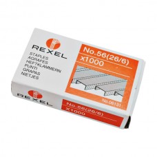 Скоби REXEL 1000шт №56 (26/6) арт.06131 *10