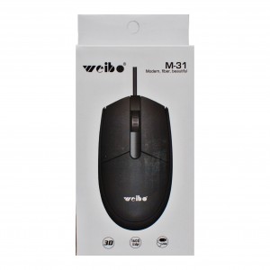 Миша провідна WEIBO 3D арт.M31