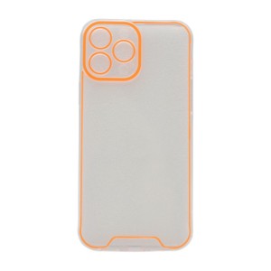 Чохол д/тел силікон iPhone 13ProMax Прозорий рамка кольорова